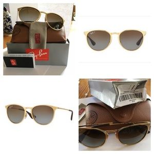 Polarized Ray-Ban RB3539 Erika metal Sunglasses